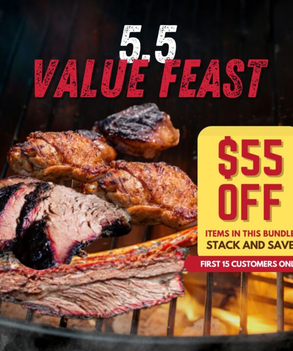 Texas BBQ Feast and Save Bundle (3-4 pax)