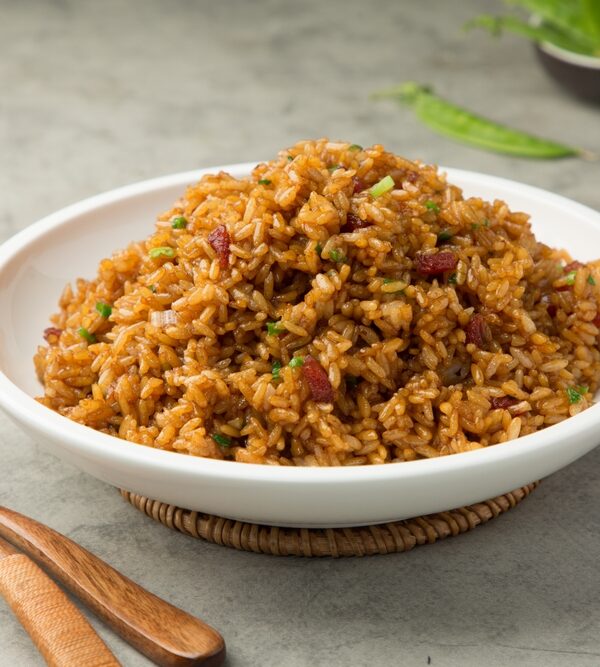 Beef Tallow Fried Rice with Burnt Ends