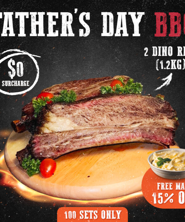 Father’s Day Dino Rib Bundle (3–5 Pax)